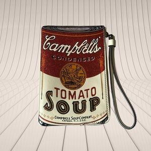 Coach Campbell's Soup Can Clutch in Red and White